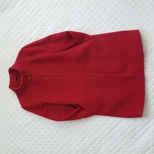 Cinzia Rocca Icons Womens Coat, Red. Sz-8